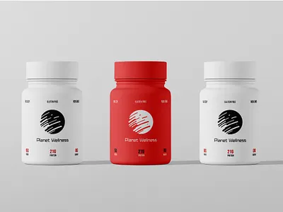 Planet Wellness Logo and Packaging branding design graphic design icon logo vector