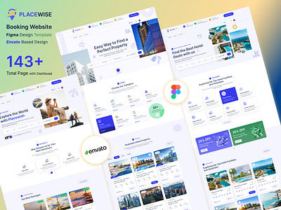 Placewise - Online Booking Figma Template figma machine placewise product design real estate shant0 shanto template ui uiux design web design web site