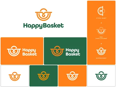 Basket logo mark abstract logo basket brand branding cart design food basket groceries grocery store healthy logo market minimal logo modern logo shopping shopping basket simple logo store supermarket timeless logo