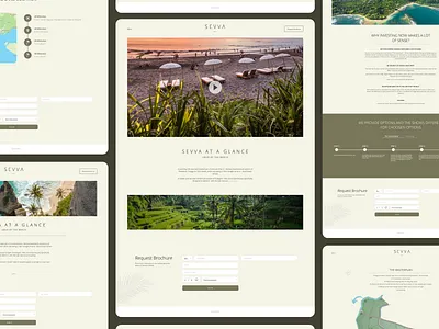 Sevva Villa - Landing Page 3d animation branding graphic design logo motion graphics ui