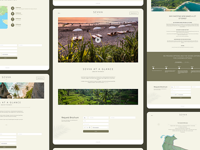 Sevva Villa - Landing Page 3d animation branding graphic design logo motion graphics ui