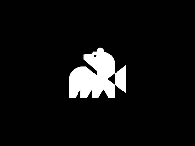 Bear film animals art bear camera director film logo logotype minimalism movie nature zoo