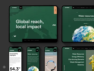 CORWIN - Website Redesign architect architecture building comapny contact corwin developer flat global planet platfrom property real estate residence sustainable ui ux web webdesign website