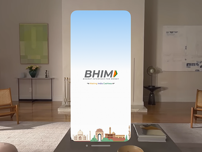 BHIM App For Vision OS apple arvrmr bhim figma mixedreality mockup paymentapp prototype spatial computing spatial design uidesign upi user user centered design user experience user interface user research uxui visionos visionpro