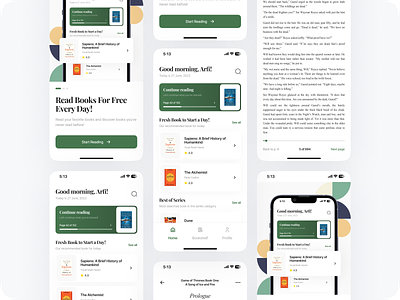 Untold ⏤ Book Reader Mobile Apps 📖 app audio book book app book mobile app book reader book store design ebook minimal reader ui ux