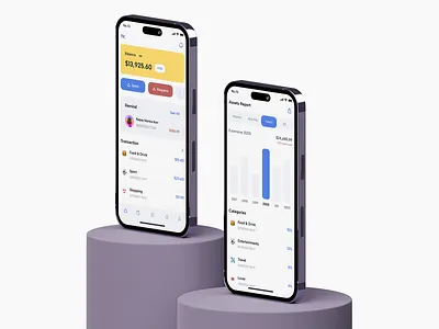 Tramkam - Finance React Native Template app design finance ios kit mobile money template tramkam ui