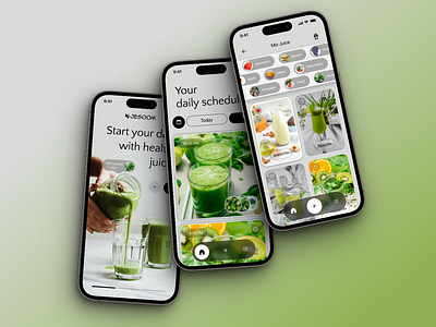 Jesoom Healty Juice 3d branding breakfast design drink eat food graphic design heal healty illustration juice lifestyle logo meal school typography ui ux vector