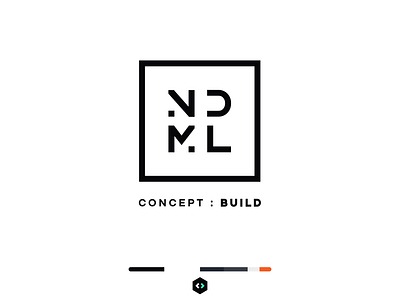 NDML - logo design branding design graphic design illustration logo vector