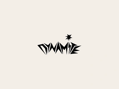 Dynamite logo acute black bomb branding creative design dynamite explosion flame graphic design illustration lettering logo logofolio modern portfolio sale style typography vector