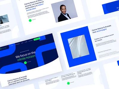 CN Avocats - Lawyer website avocat blue geometric geometry green landing lawyer pattern shape ui ux website