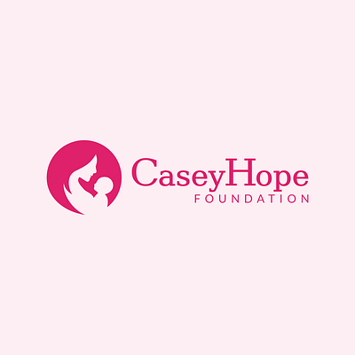 Logo Design for Casey Hope Foundation baby branding design freelance designer freelance work graphic design logo logo design logo design branding silhouette vector woman