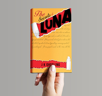 The Secrets of Luna...Book cover design amazonkindlebook book cover createspace design designs ebook cover design genre graphic design