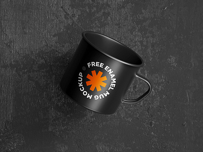 Free Enamel Mug Mockup enamel mug mockup free mug mockup