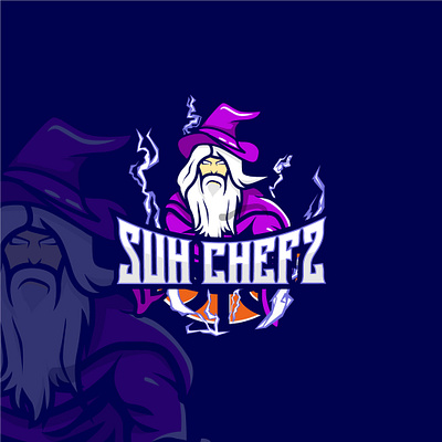 Suh Chefz 3d 99designs basketball branding cartoon design dribbble graphic design illustration lightning mascot minimal pinterest purple real sport trending vector wizard