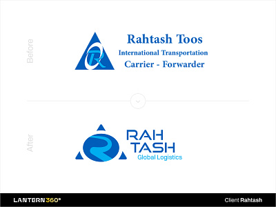 Rahtash Branding: Logo Design, Brand Assets, Visual Identity agency agency service animated logo animation brand and identity brand design brand designer brand identity branding corporate branding design illustration international transport logo design r logo rahtash rahtash toos road logo transport company transport company logo