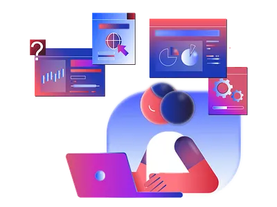 Workflow for Explainer Video animatedvideos animation characterdesign design glassmorphism illustration minimalisticdesign motion graphics