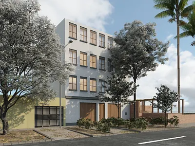 CASA SURCO PUEBLO 3d architecture design diagram graphic design illustration minimal