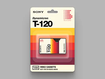 VHS Retro Vantage card retro sony vantage vhs