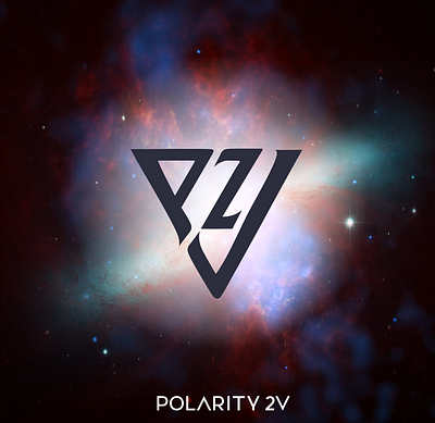 Polarity 2V brand branding design logo logo design minimalistic