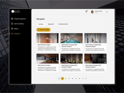 Application and web platform for amenity management company appdesign case study design illustration inoxoft logo site ui ui design ux design web design