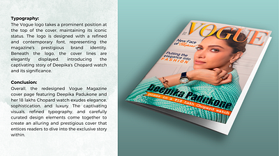 Vogue Magazine Redesign branding design graphic design logo magazine magazine redesign redesign vogue vogue magazine