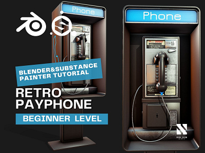 Retro Payphone 3d payphone phone retro