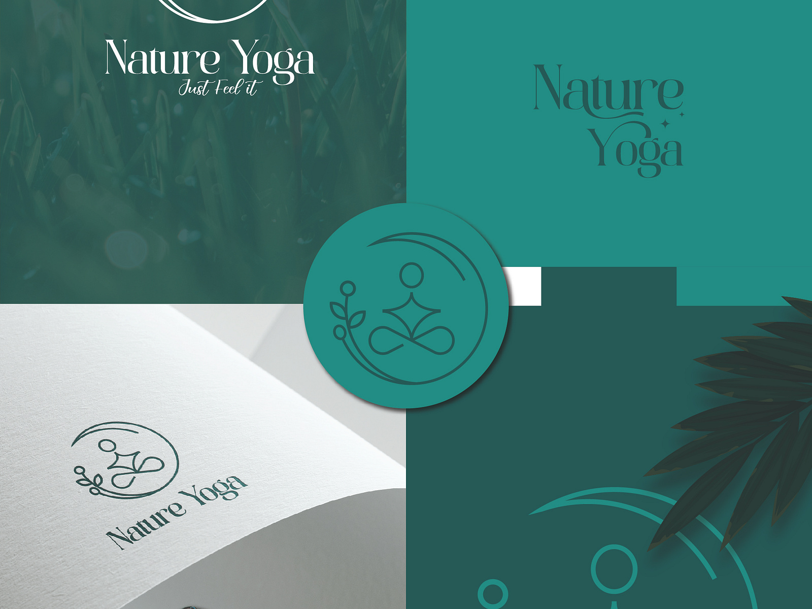 Yoga logo and Brand identity by Komal Parmar on Dribbble