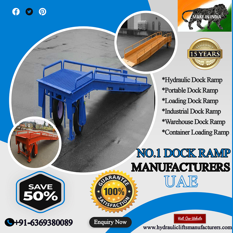 Loading Dock Ramp Manufacturers Chennai, Tamilnadu, India by Goods Lift ...