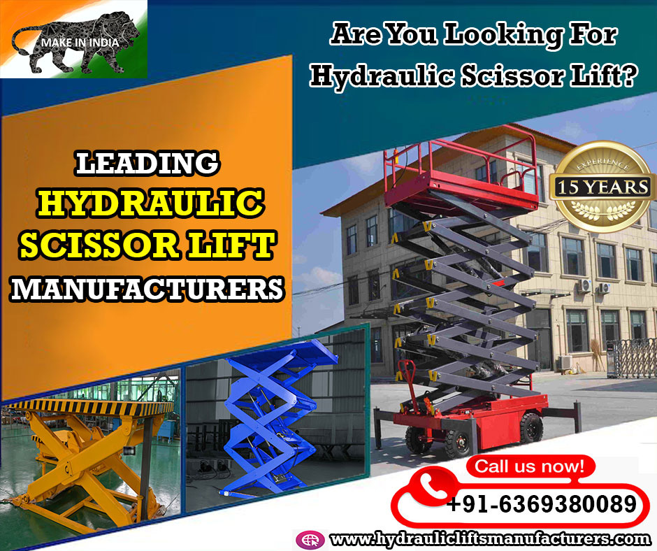 Heavy Duty Scissor Lift Manufacturers Chennai, Tamilnadu, India by