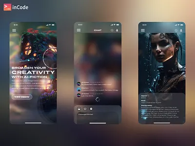 AI SaaS Service for Writers UI/UX Mobile Design adaptive ai application chatgpt fiction graphic design landing page minimalistic mobile modern online service project management responsive saas ui ux web design web development website wordpress