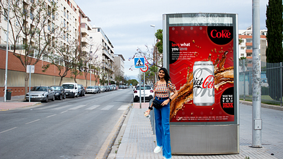 DIET COKE MOTION POSTER advertising aftereffects animation design dietcoke dietcokeposter gouravidesigns graphic design motion graphics motion poster photoshop poster
