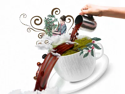 Coffee Festival in Laos | Coffee Festival art branding coffee design graphic design illustration inspiration minimal modern style