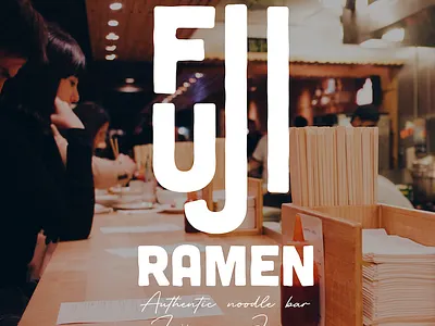 FUJI Ramen - Logo Design brand design brand identity brand identity design branding design food branding fuji ramen graphic design hospitality branding illustration logo logo design ramen brand ramen logo restaurant branding vector visual identity