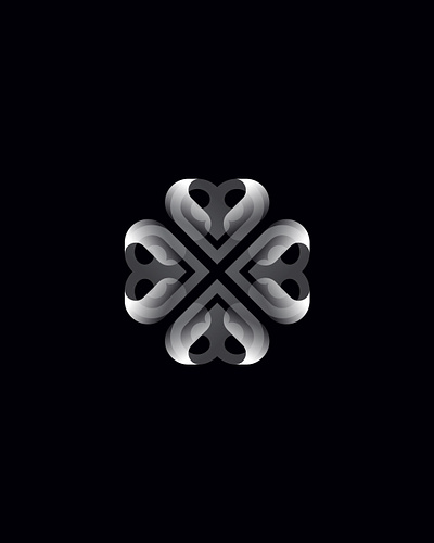 Lucky in Love clover heart irish logo luck lucky mark ninomamaladze symbol