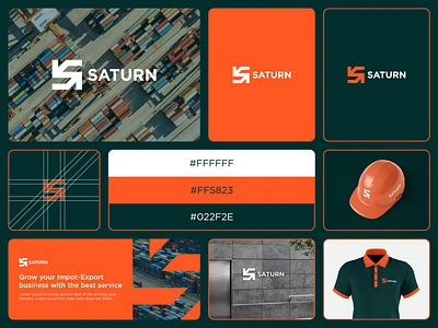 SATURN - Logo Design Concept arrows b2b brand identity branding business concept courier designer portfolio designs export import industrial letter s logo logo designer shipment shipping trade trading turns