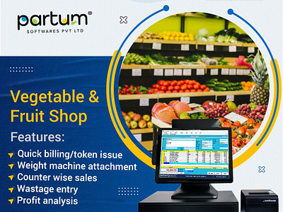 Vegetable and Fruit shop Billing Software - Partum Softwares billing software billing software in erode branding business software erode software company fruit shop software graphic design grocery shop billing software gst billing software online billing software software company software development software product supermarket billing software ui vegetable shop software