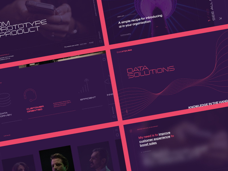 Branding & Website for Two Impulse ai branding design graphic design twoimpulse ui ux website