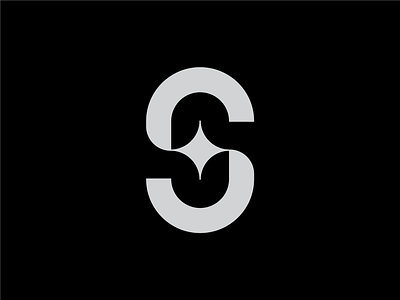 S + Star Logo Design abstract brand branding design geometric icon identity lettermark logo mark monogram night s logo star type typography