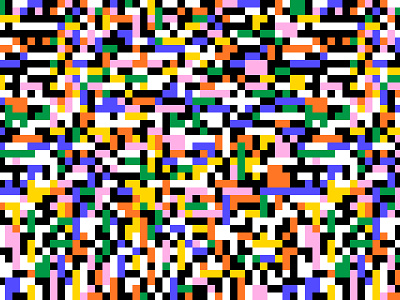 Pixel Pattern colour design geometric illustration minimal pattern pixel shapes vector