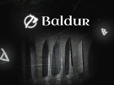 Baldur – case study baldur brand identity branding case study dark design e commerce ecommerce graphic design homepage knife landing page logo logo design ui uiux ux visual identity website website design