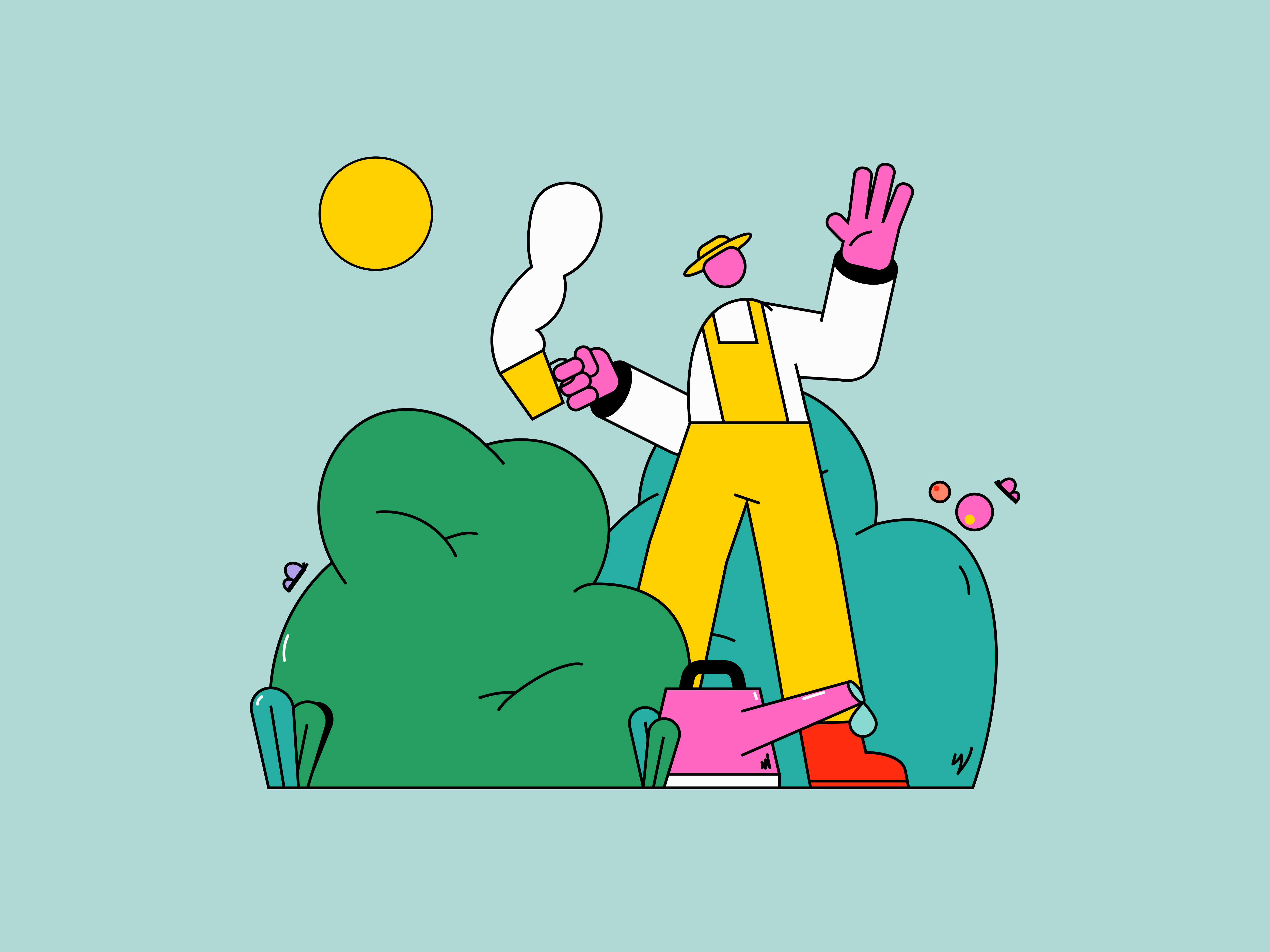 gardener by Daan Snels on Dribbble