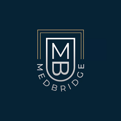 Logo MedBridge branding design graphic design illustration logo ui vector