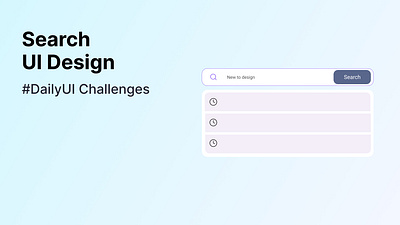 Daily UI 022/100 - Search app branding design graphic design illustration ui ux