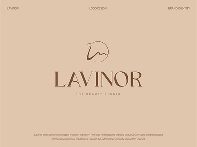 Lavinor The Beauty Studio brand identity branding design graphic design lavinor logo make make up artist the beauty studio visual identity