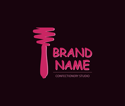 Free logo for a confectionery company branding design graphic design illustration logo vector whisk