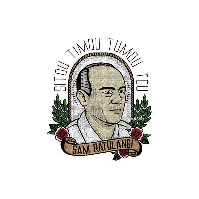 SAM RATULANGI branding design graphic design illustration logo national hero sam ratulangi