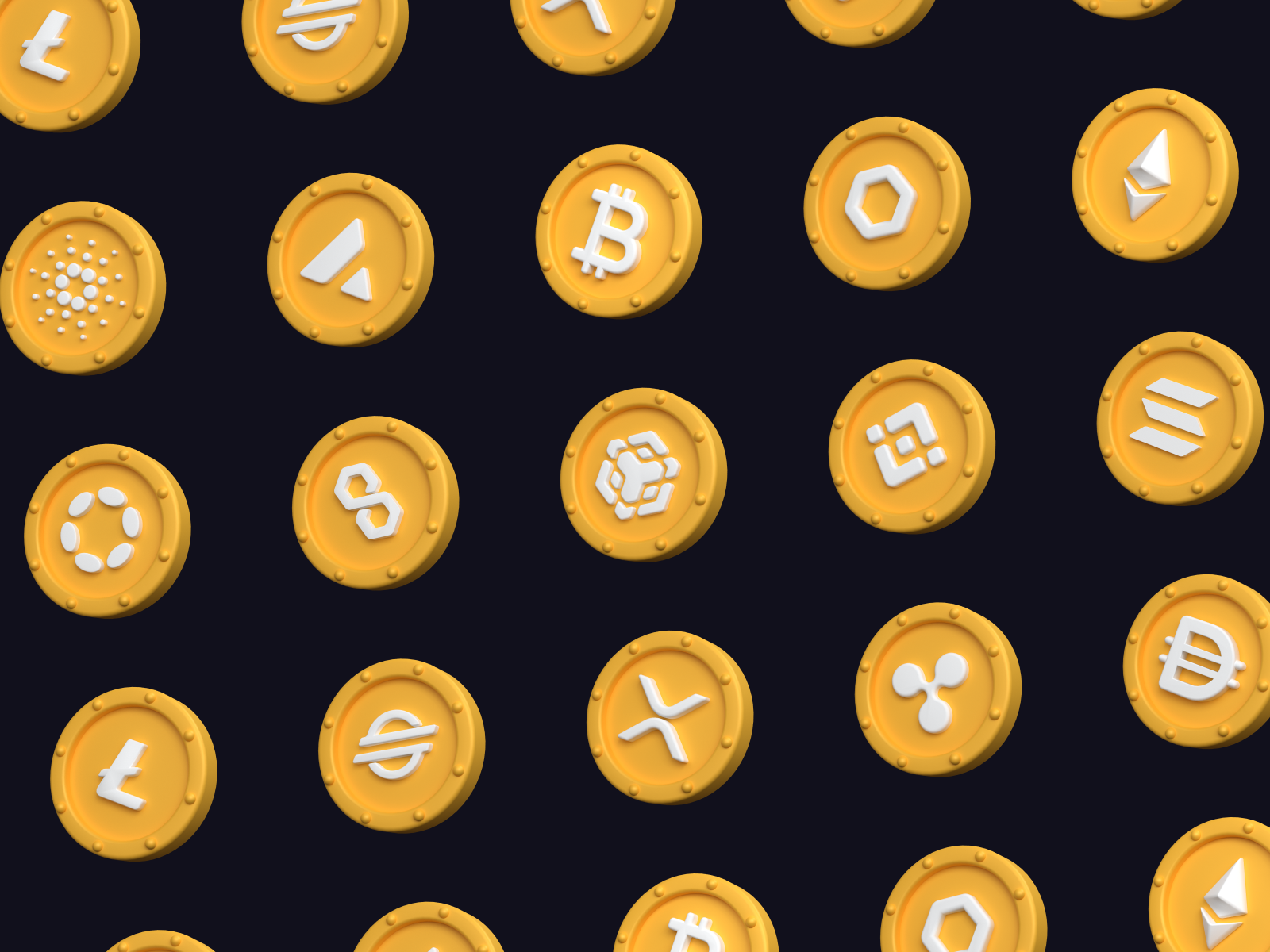 Cryptocurrency 3D Icons Set by Varti Studio on Dribbble
