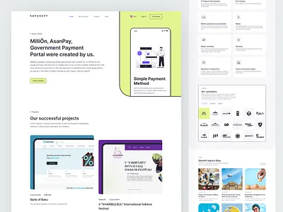 Safaroff Agency redesign branding design graphic design icon illustration logo typography ui ux vector