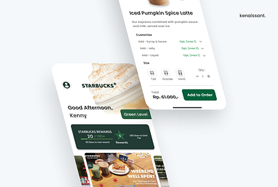 Starbucks Indonesia Mobile App Redesign mobile mobile app mobile design redesign starbucks starbucks indonesia ui ux