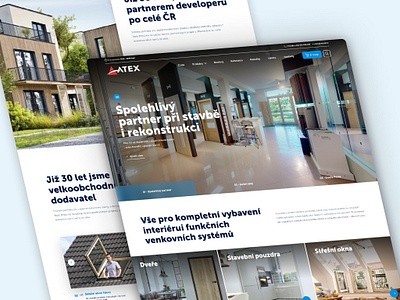 Atex Group website design design door graphic design interior landingpage light ui ux web